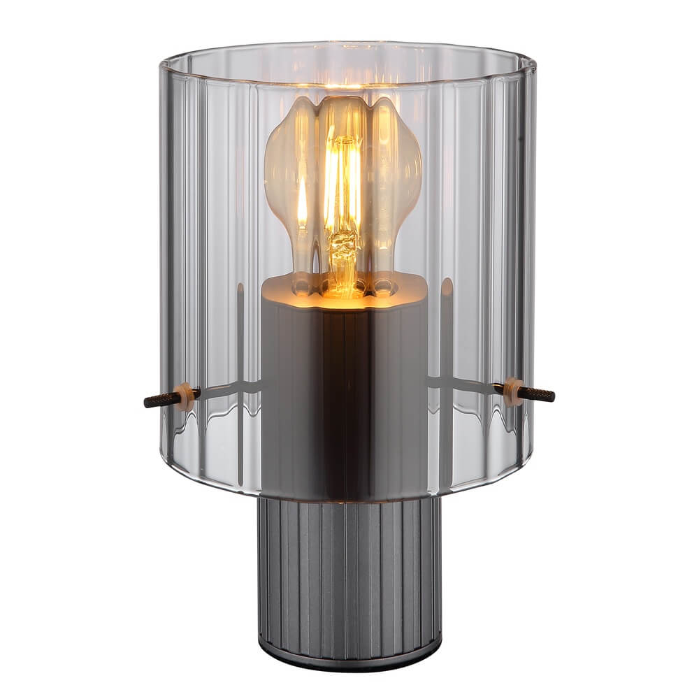 Globo Tafellamp Tulivar design smoke glas - 15904TS