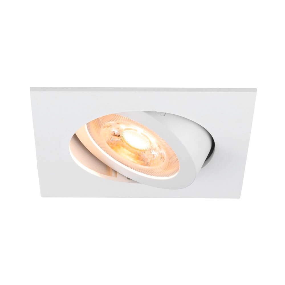 SLV InbouwspotNew Tria 68 vierkant - wit - GU10 - 1007371