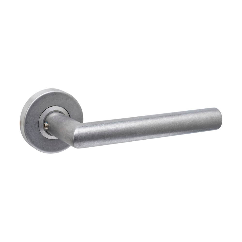 Intersteel DeurklinkJura rond RVS getrommeld - 0034.058302