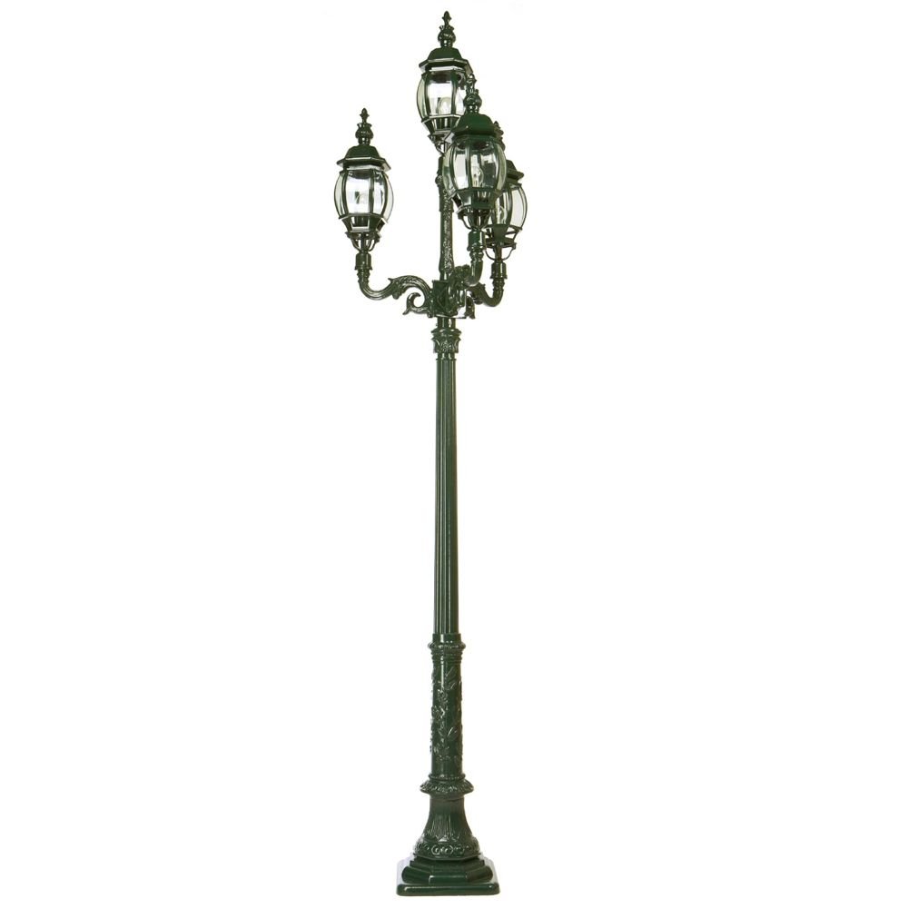 KS Verlichting Nostalgische lantaarnRio 4-lichts - groen - 5020
