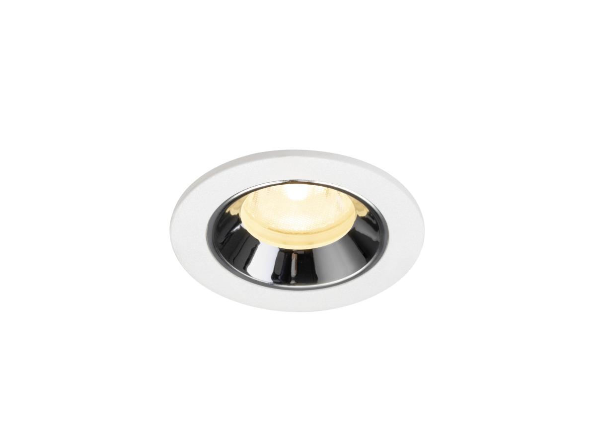 SLV InbouwspotNuminos XS wit/chroom 3000K - 40gr - 1009303