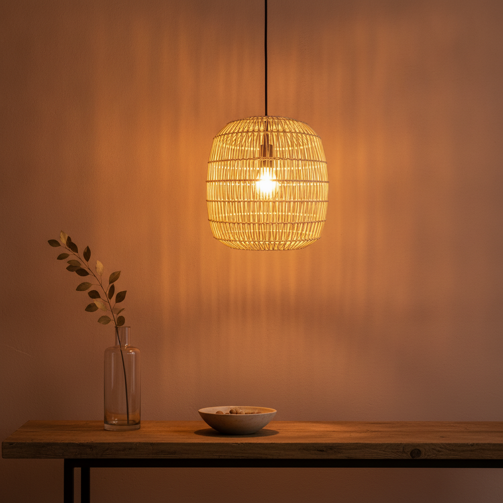 Lyora Rotan hanglampMelody Ø 30,5cm - 110773