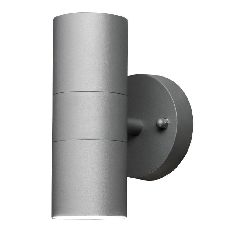 KonstSmide Wandspot Modena Up - Down 2-lichts 17cm grijs - 7571-300