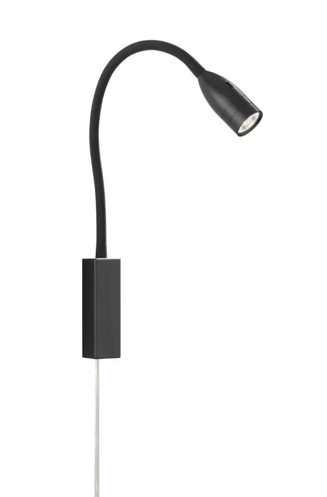 Fischer & Honsel Led leeslampjeSten zwart - 30170