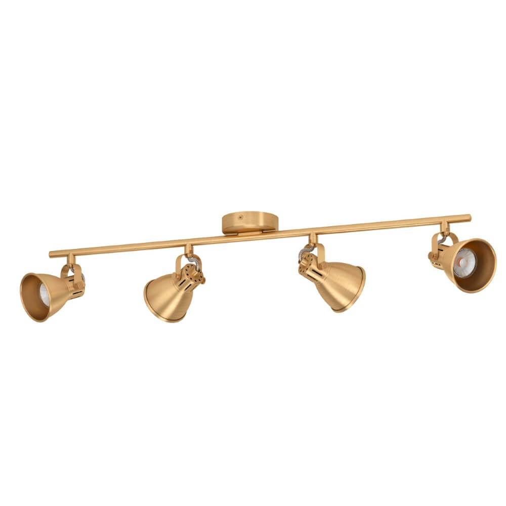 Eglo Messing plafondspot Seras 4x GU10 - 900173
