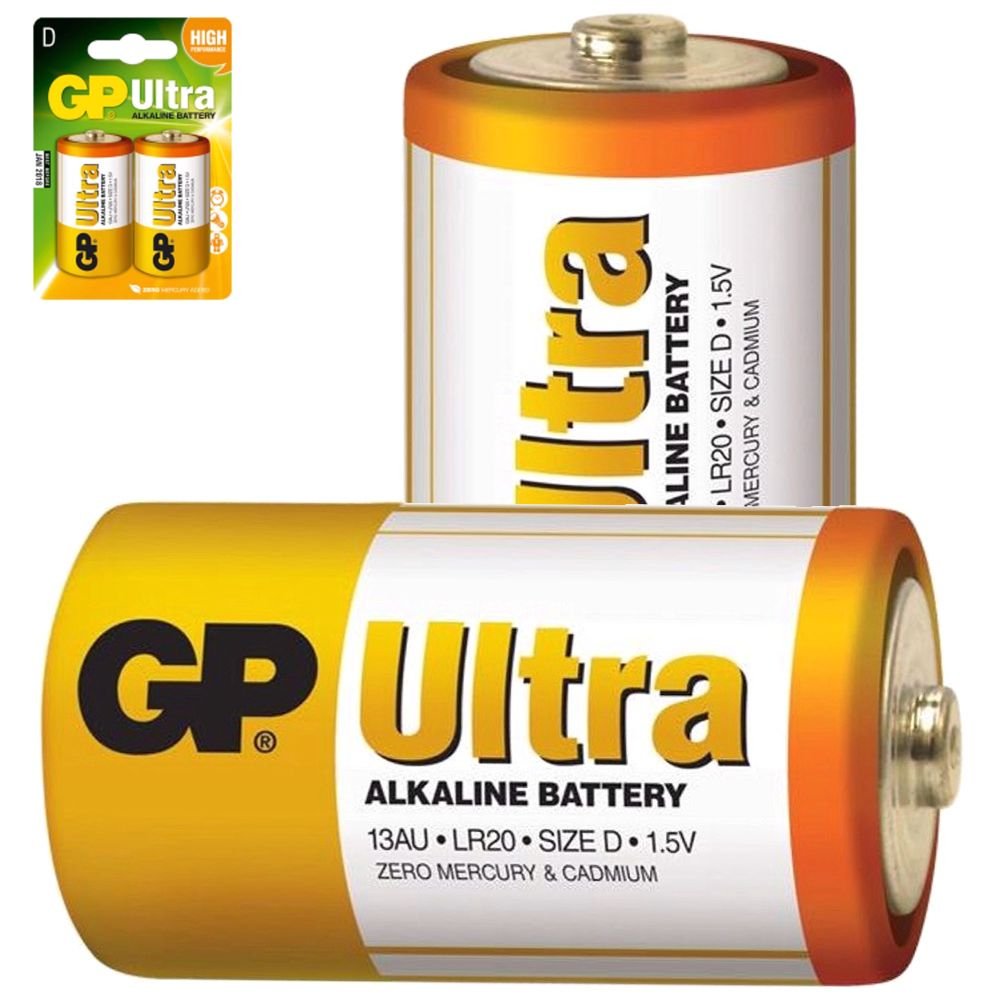 GP Alkaline batterijenBattery - D Size - LR20 - 3012530 afbeelding