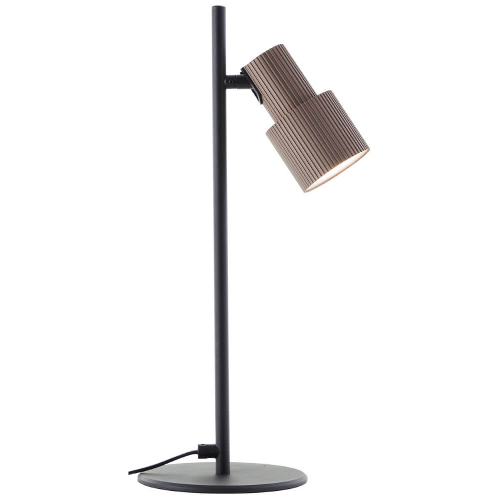 Brilliant Design tafellampCadiz zwart met brons - 60115/76