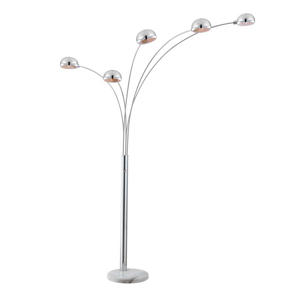 Globo Vloerlamp Seymour chroom - 58228S