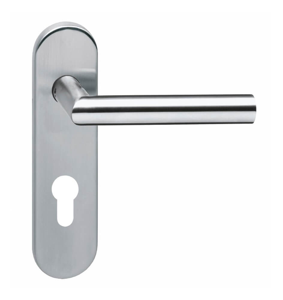 Intersteel DeurklinkHoek 90 brandvertragend PC 72mm RVS - 0035.077436