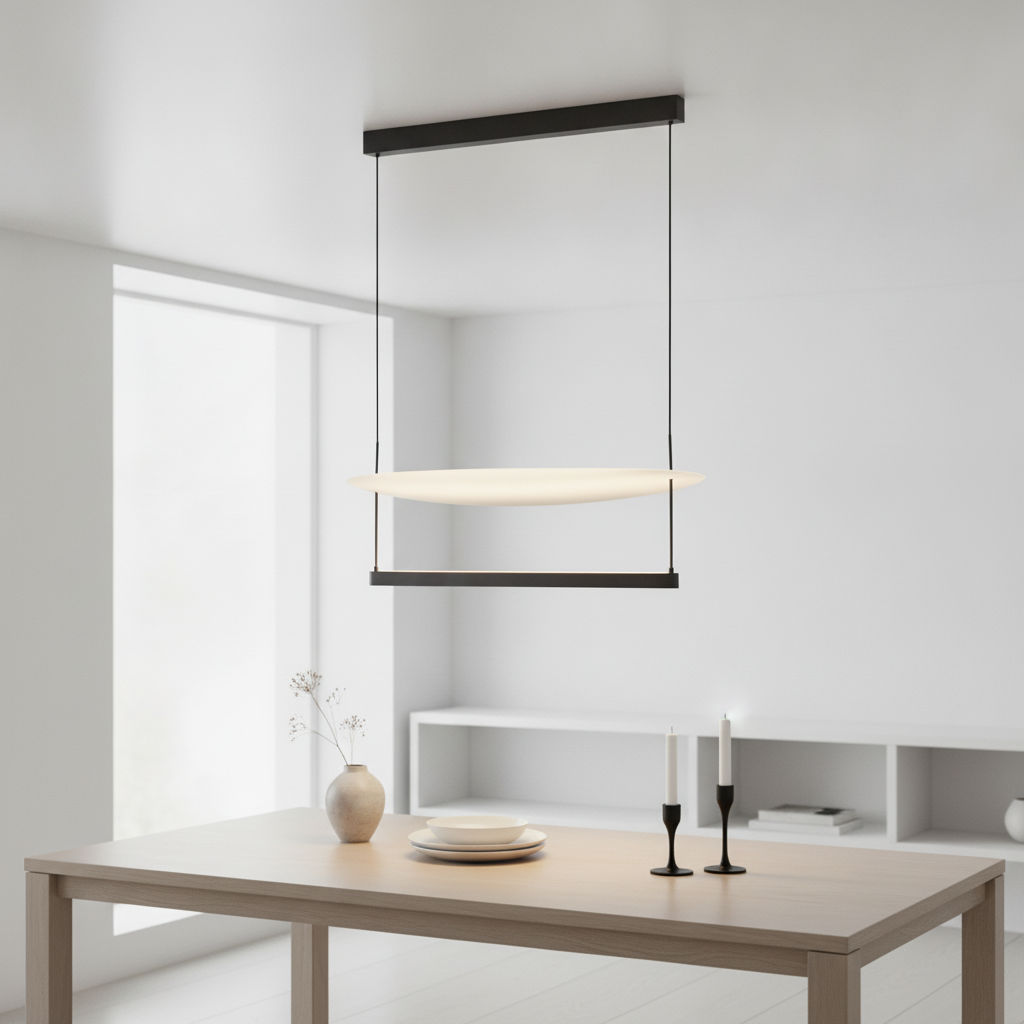 Lyora Design hanglampDiona Ø 80cm zwart met wit - 110830