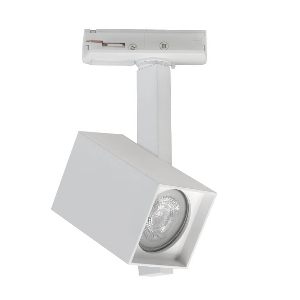 Highlight 1-fase vierkante railspotOslo wit - GU10 - S7019.00