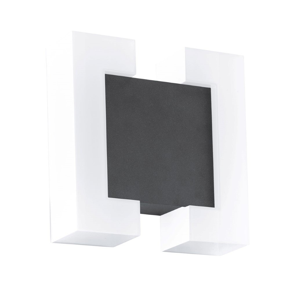 Eglo Led buitenlamp Sitia 18cm zwart met wit - 95988