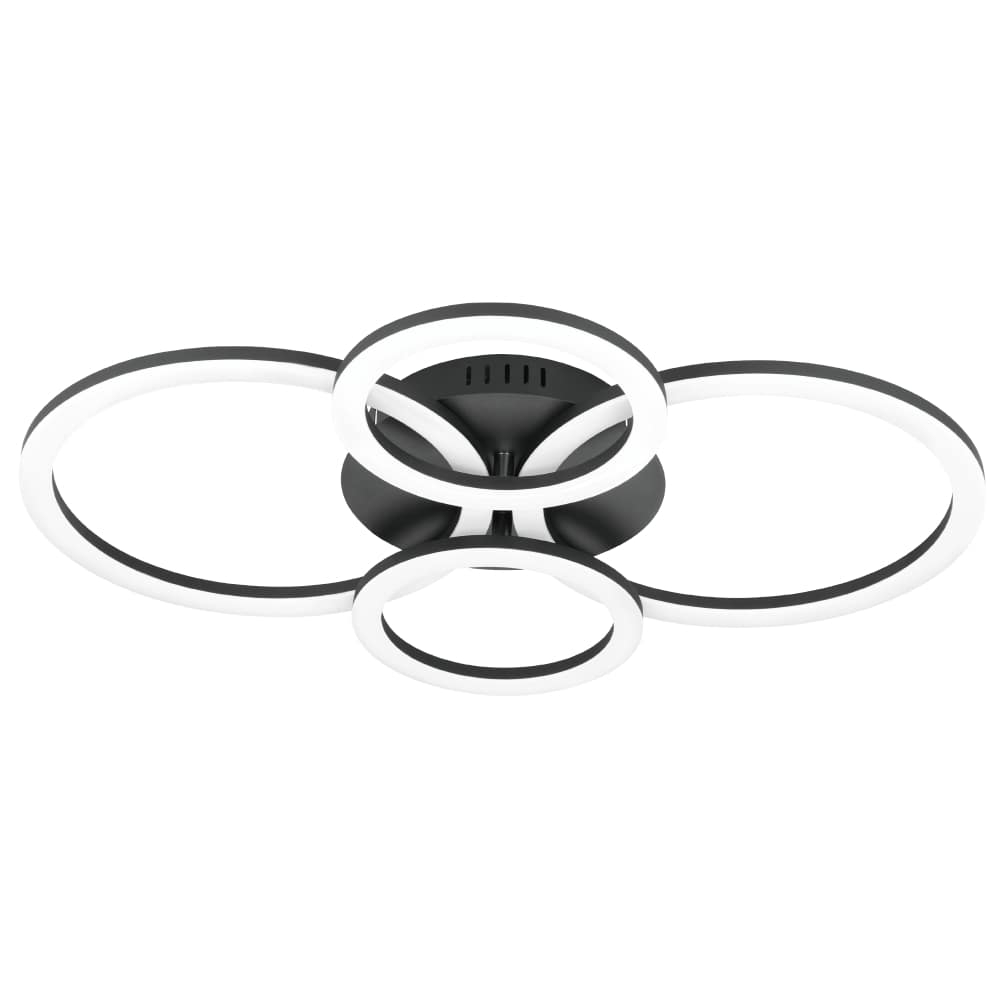 Eglo Plafondlamp Zigbee Parrapos-Z 61,5x45cm zwart - 900319