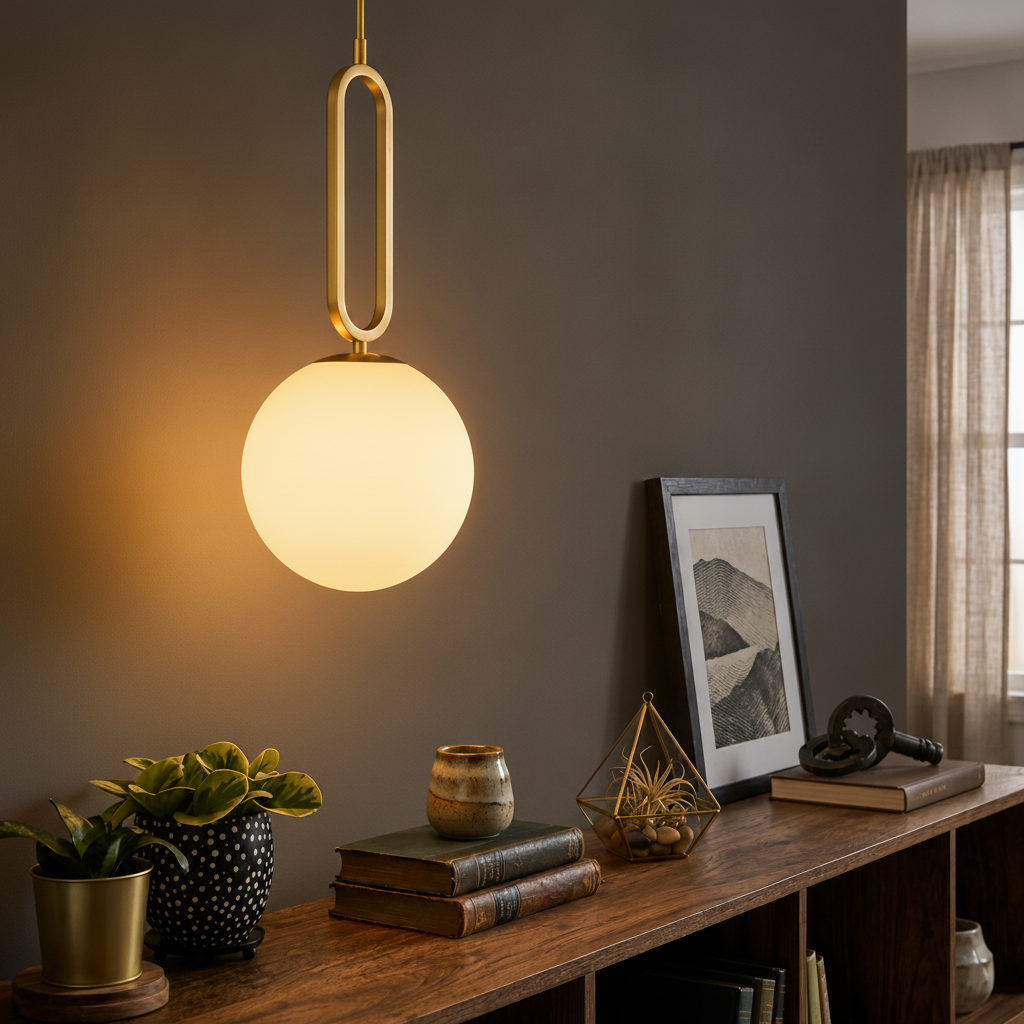 Hanglamp Grus goud Ø 20cm