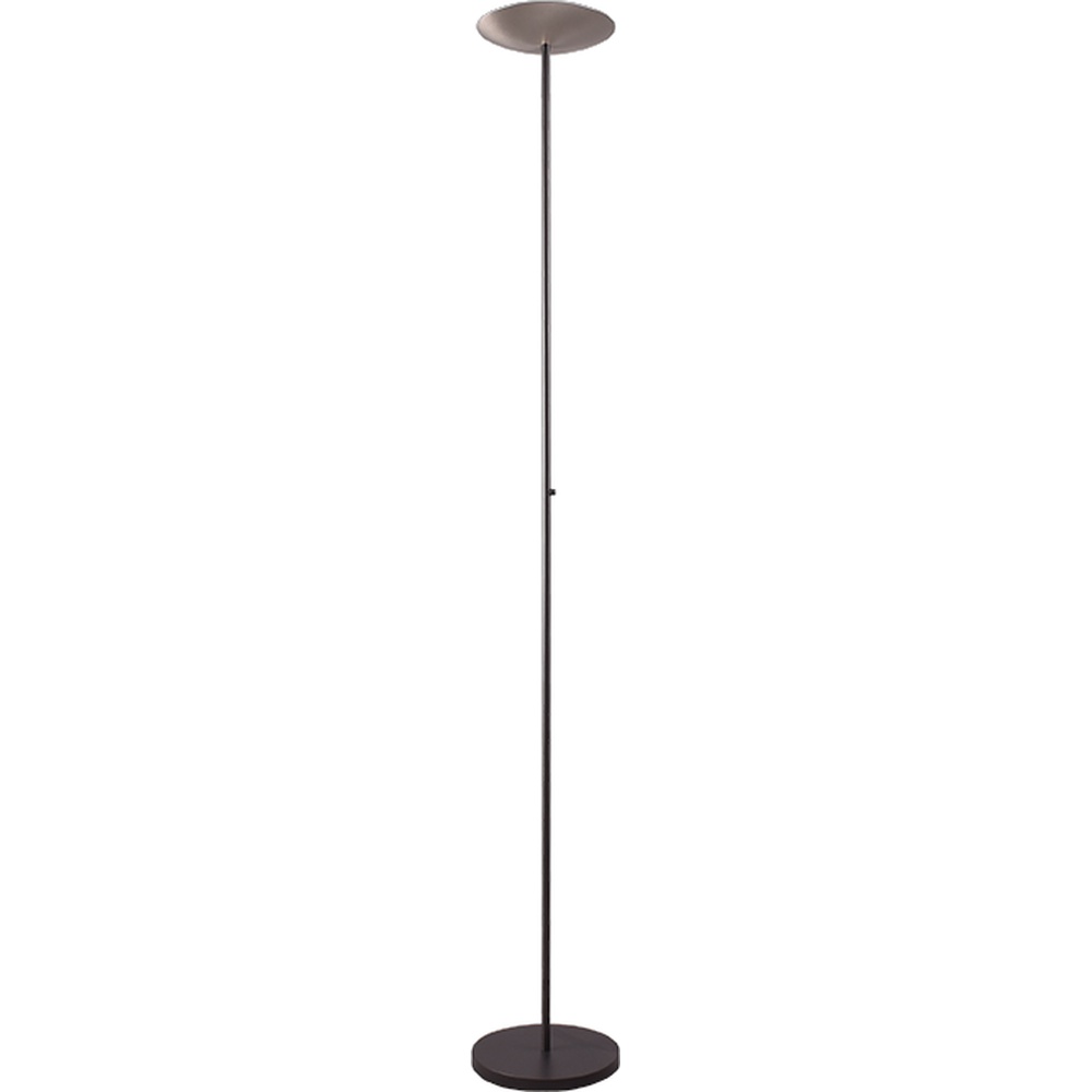 Masterlight Design vloerlampScala zwart met nikkel Ø 25cm - 1192-81-37