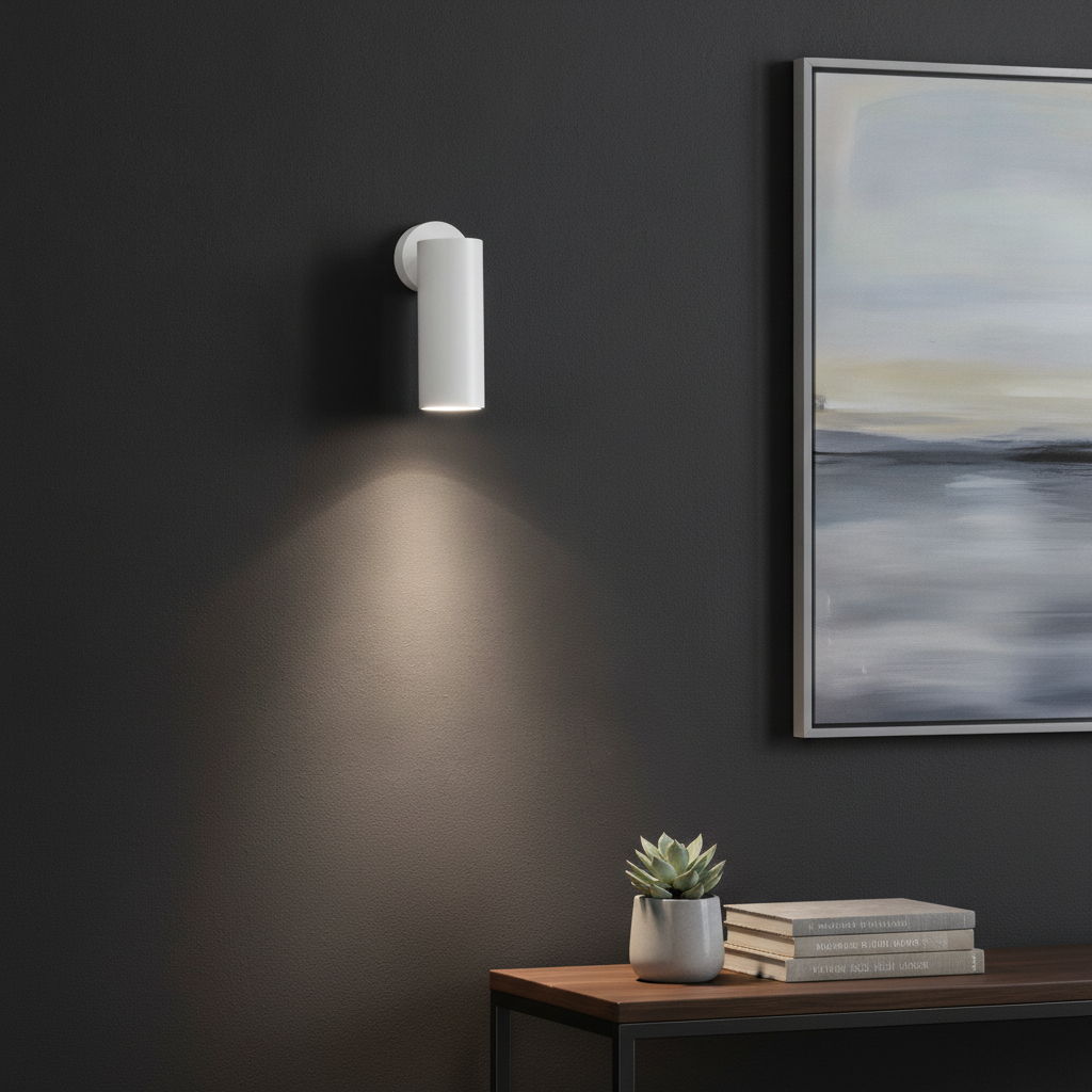 Lyora WandspotDexter rond wit - 110573