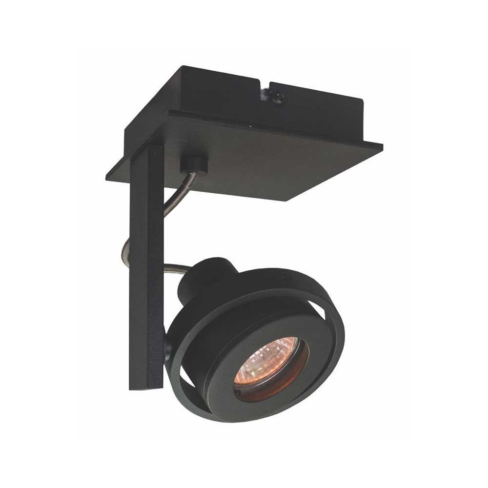 Artdelight 1-lichts opbouwspotMeist zwart - PL MEIST1-B ZW afbeelding
