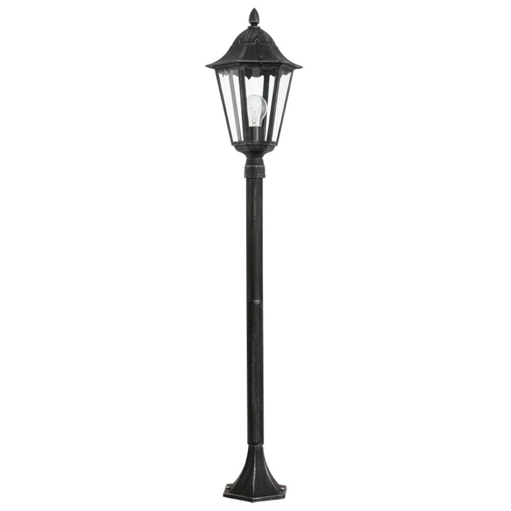 Eglo Klassieke tuinlamp Navedo zwart zilver - 93463