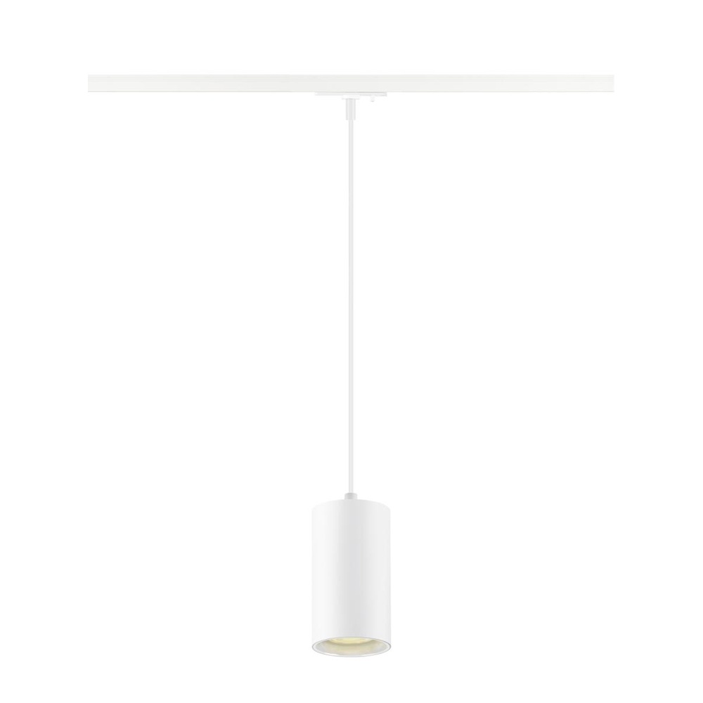 SLV Hanglamp voor rail Asto Tube 1-fase wit - 1010100