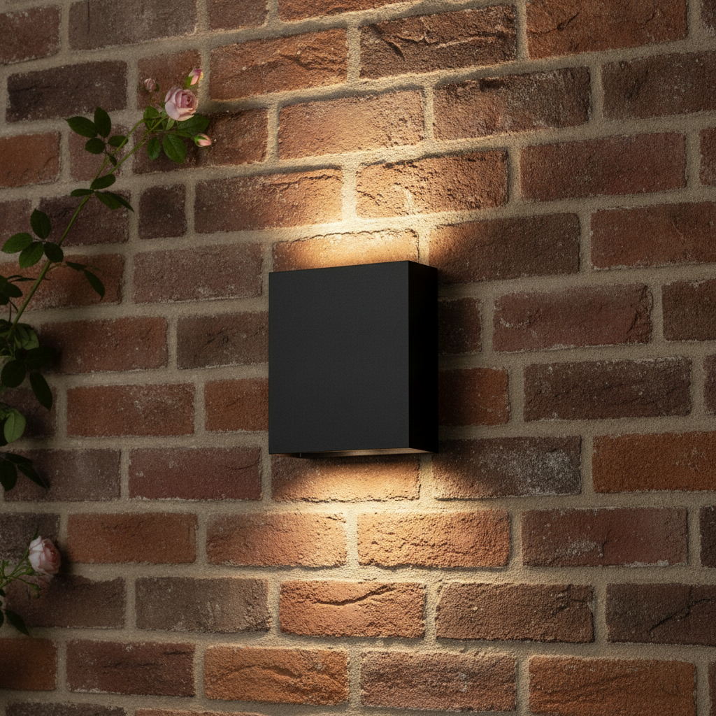 Lyora Strakke wandlampWay zwart - 108830