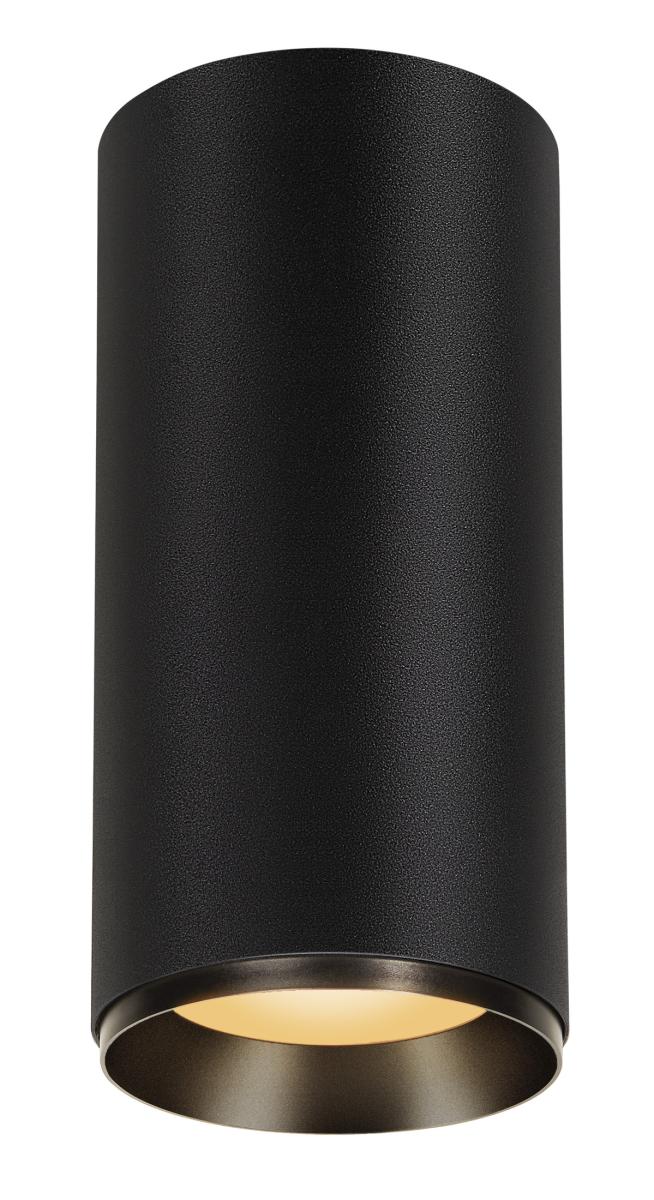 SLV OpbouwspotNuminos XL cilinder zwart 2700K - 60gr - 1005689