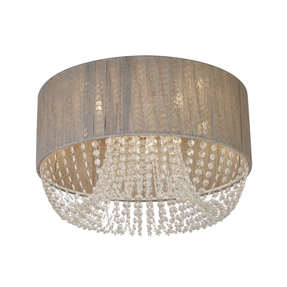 Searchlight PlafondlampBellano chroom Ø 50cm - 62615-5CC