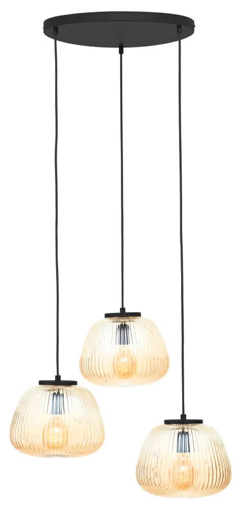 Brilliant 3-lichts hanglampKaizen rond - 80110/86