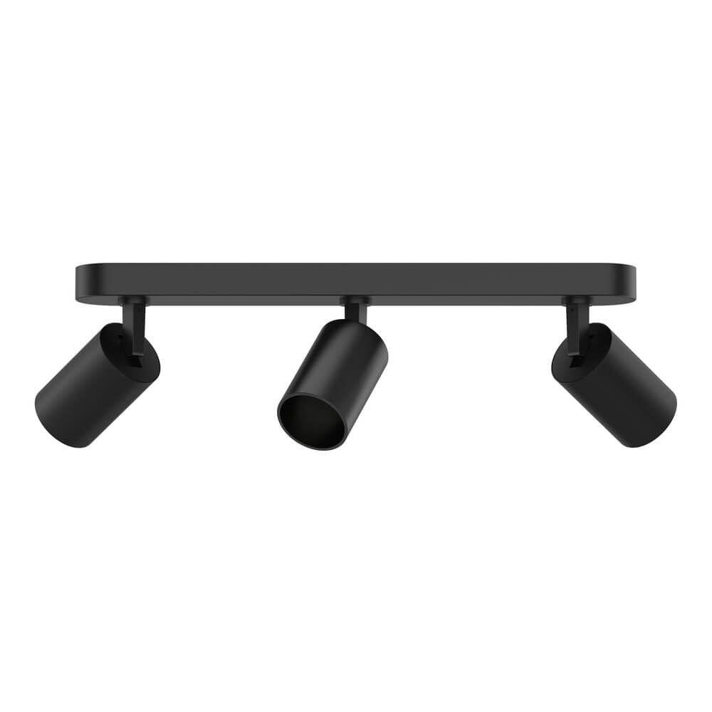 Lyora 3-lichts opbouwspotTevo zwart - 107128