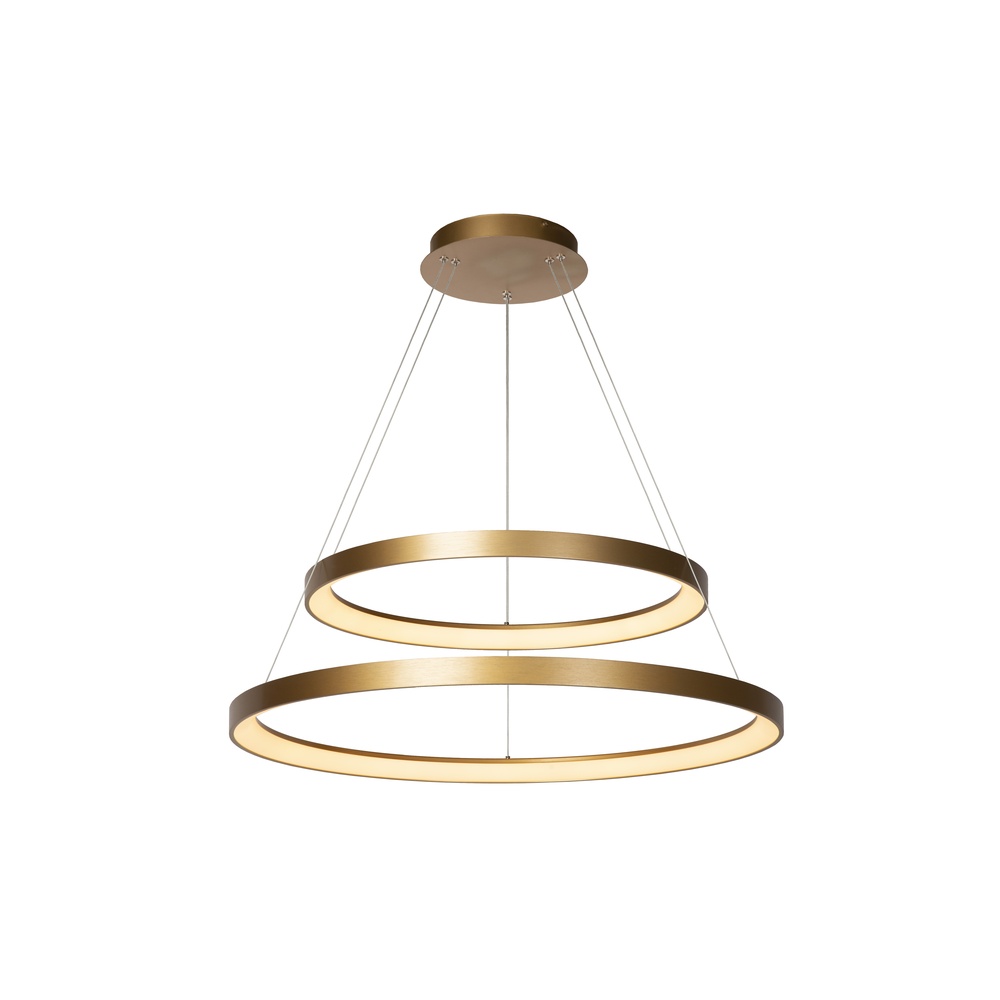 Premium by Lucide Gouden hanglampVidal Ø 78cm strak design - 46403/92/02
