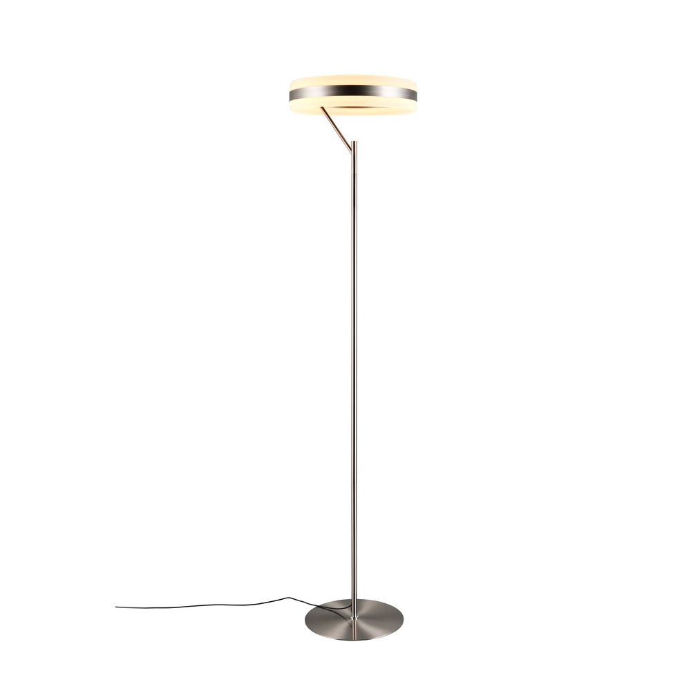 Trio Design vloerlampDios nikkel - 431410107