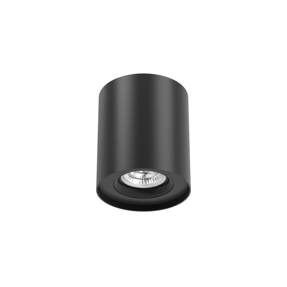 Lyora Ronde led opbouwspotIblocc zwart - 107080