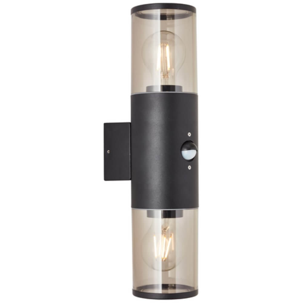 Brilliant Dubbele buitenlampSergioro met sensor - 96474/63
