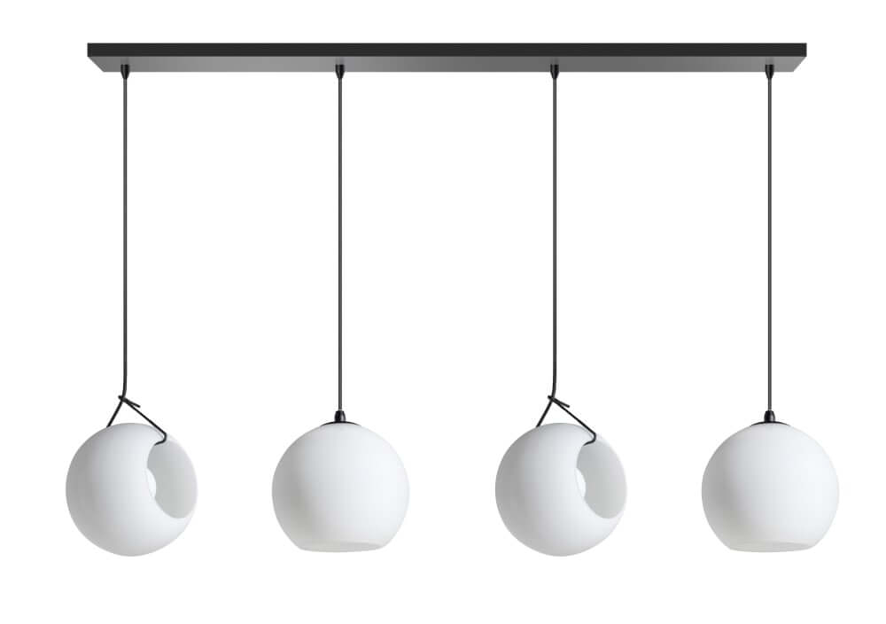 ETH 4-lichts hanglampOrb Opal - 05-HL4267-3067