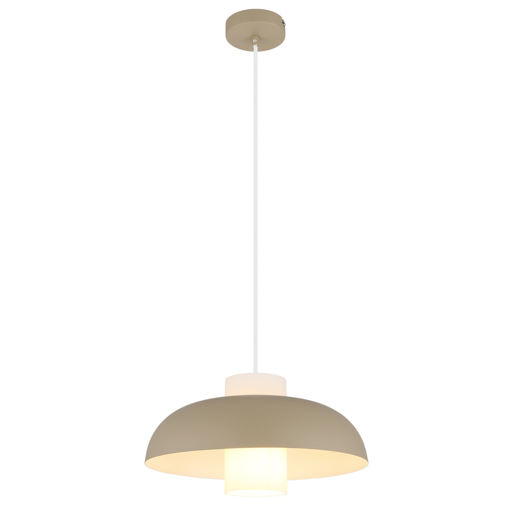 Globo Design hanglamp Lowe zand bruin - 15755SA