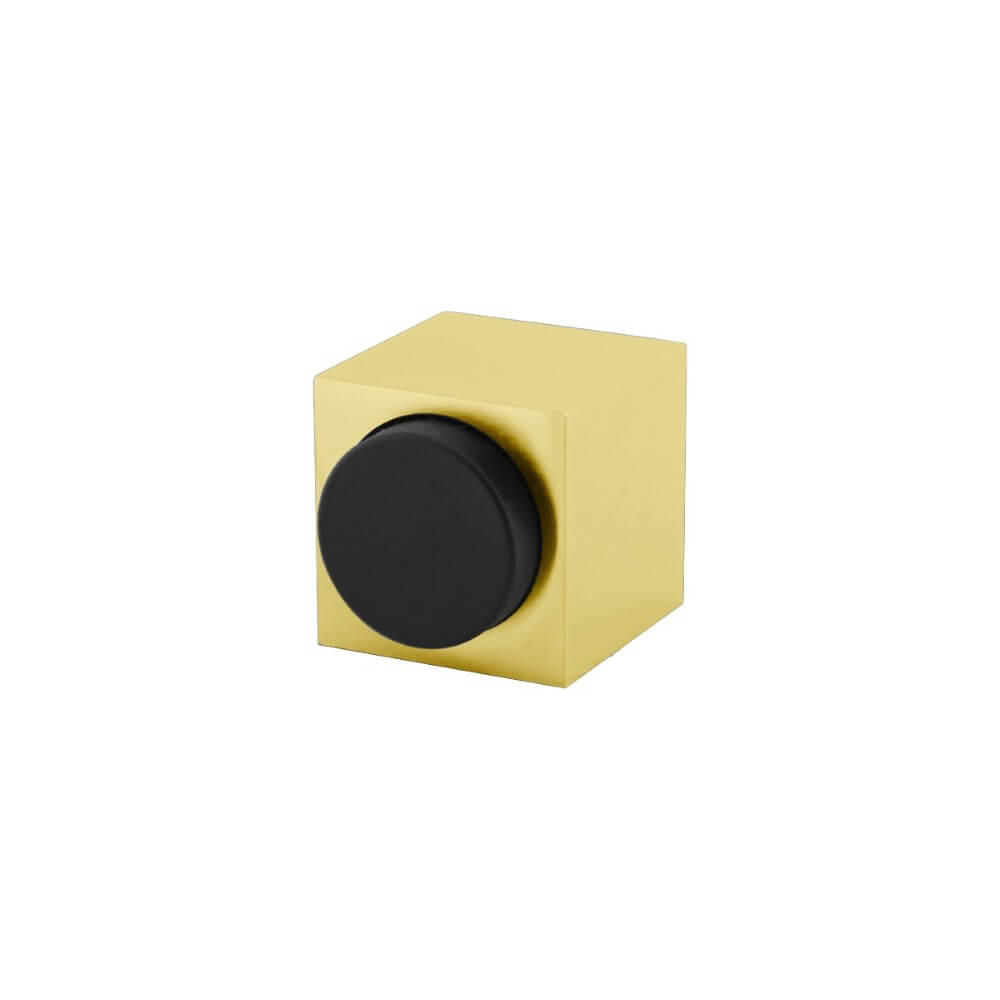 Olivari DeurstopCubo messing - B136SZL