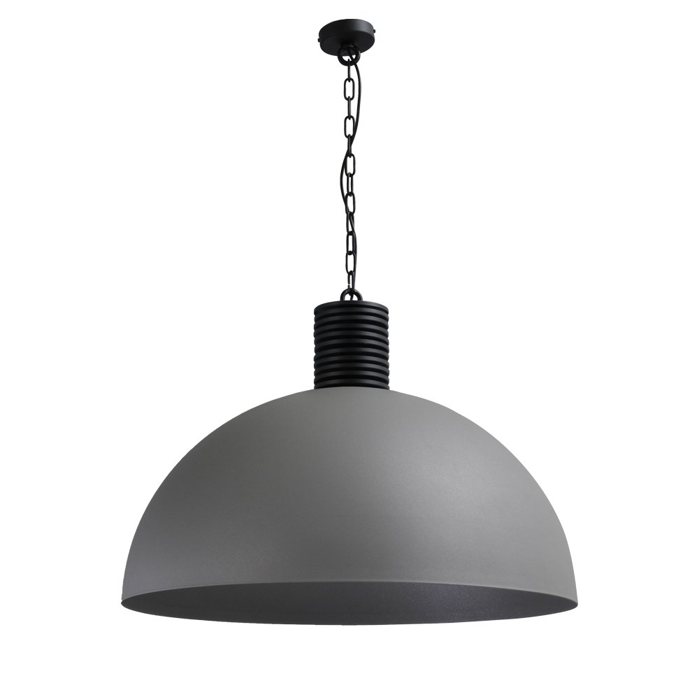 Masterlight Betongrijze industrie hanglamp Industria 80 - 2201-00-00-R-K