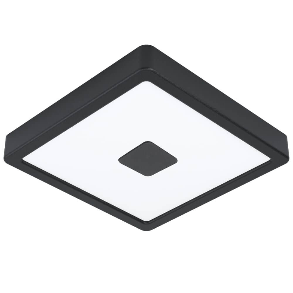Eglo Vierkante plafondlampIphias 2 IP44 zwart - 900283