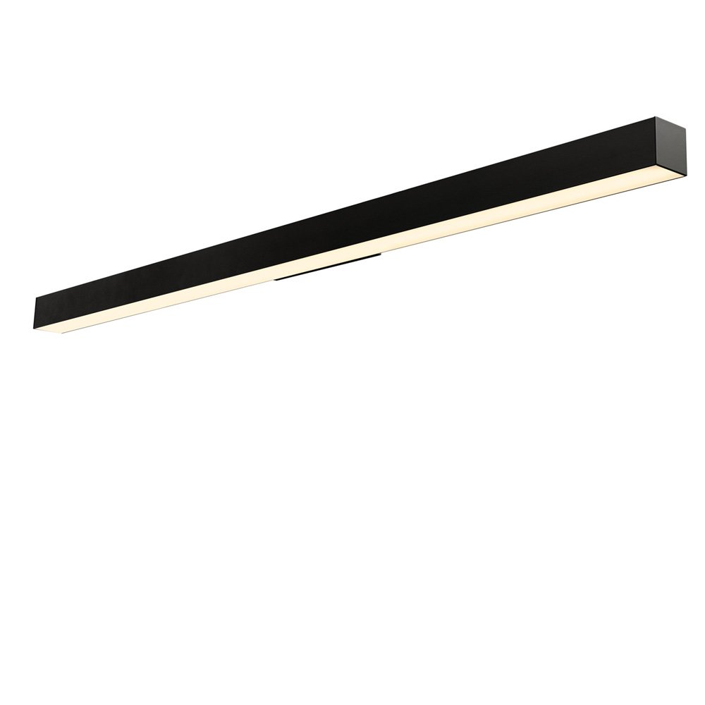 SLV Wandlamp Q-Line 142cm zwart - 1000669
