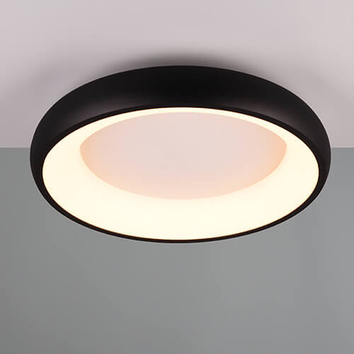 Trio Led plafondlampCardona zwart - Ø 45cm - 649614532