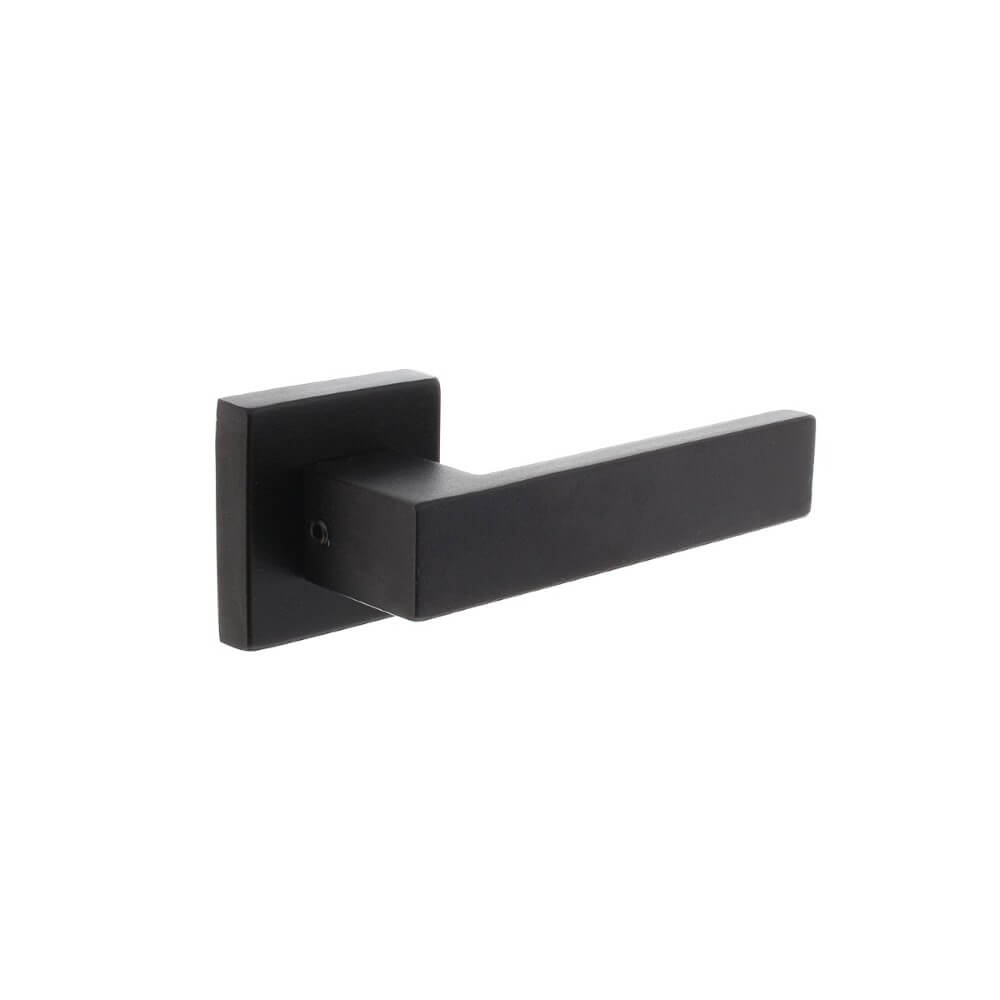 Intersteel AchterdeurbeslagAmsterdam vierkant zwart - 0023.405726