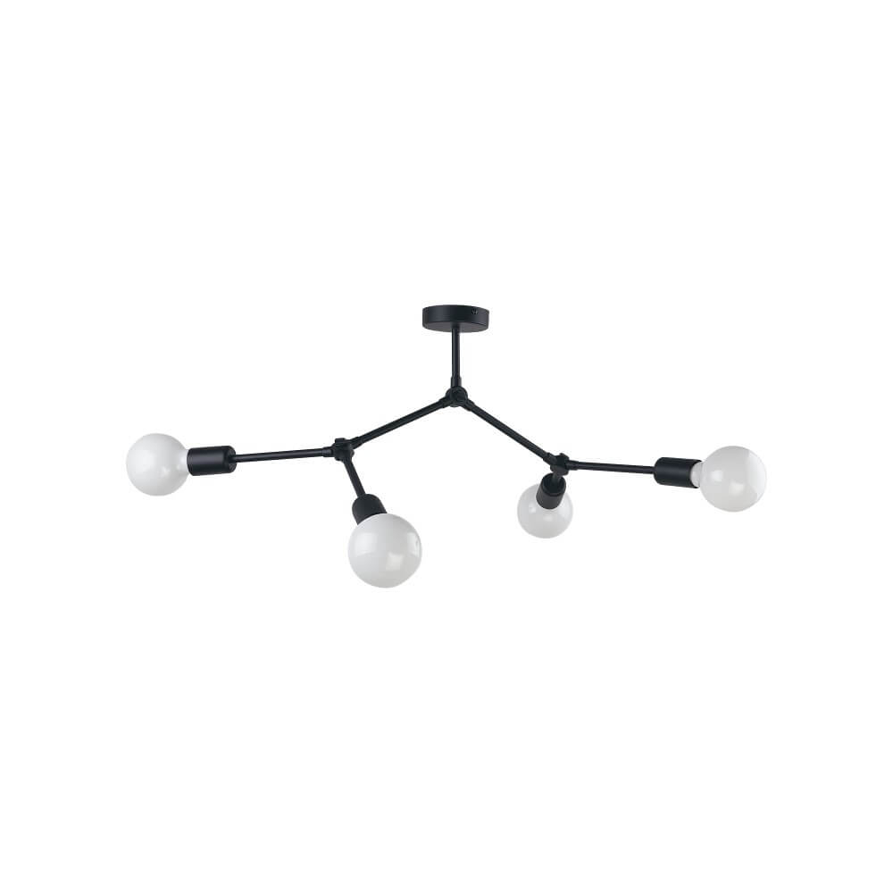 Lyora Zwarte plafondlampTwig - 9140