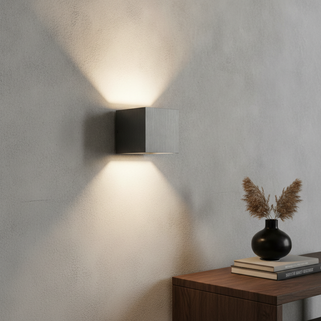 Artdelight Metalen up- & downlighterGymm - WL GYMM ALU