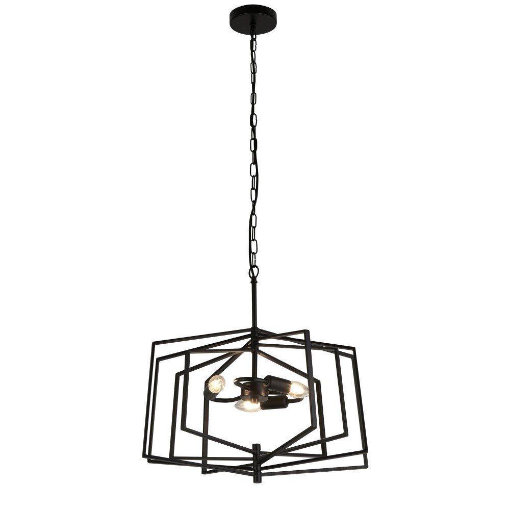 Searchlight Desing hanglamp Slinky - 7793BK