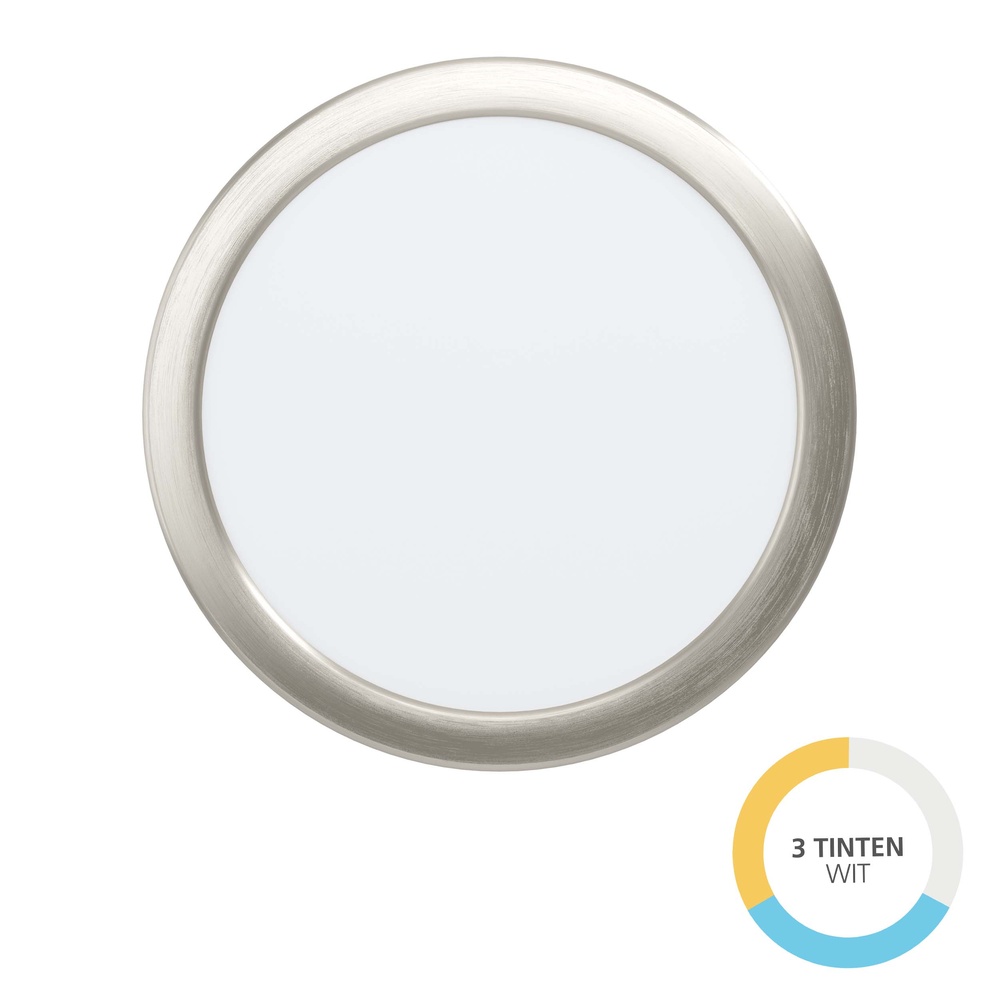 Eglo Inbouw lamp Fueva 6 rond - rvs - Ø 21,6cm - 901407