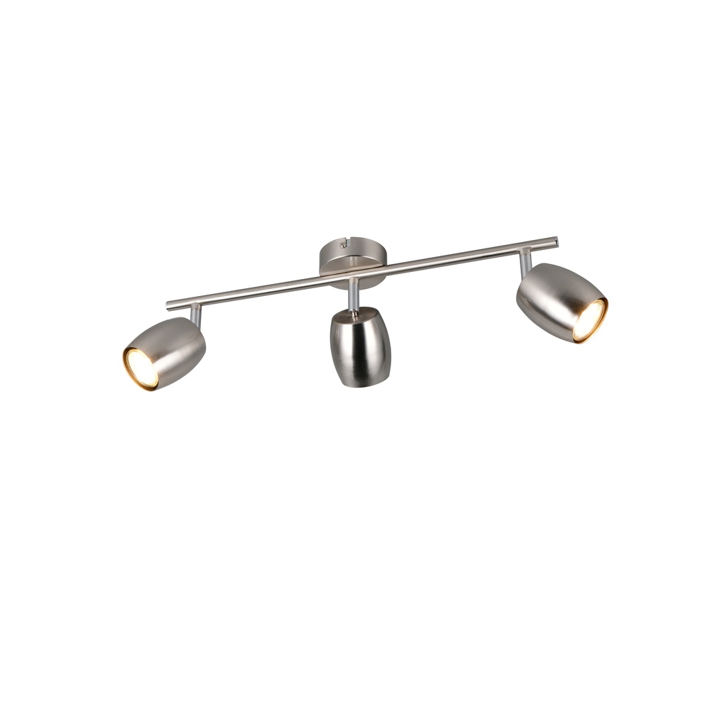 Trio PlafondlampNancy 3-lichts nikkel - R86263007
