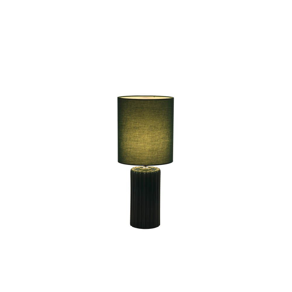 Searchlight Groene tafellampGroove keramisch - EU22353GR