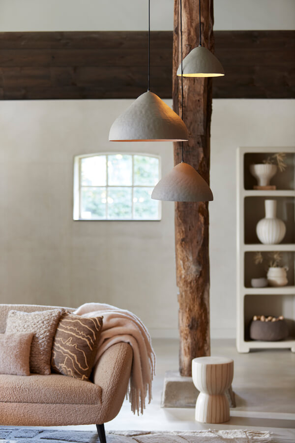 Light & Living HanglampElimo Ø 32cm crème - 2978325