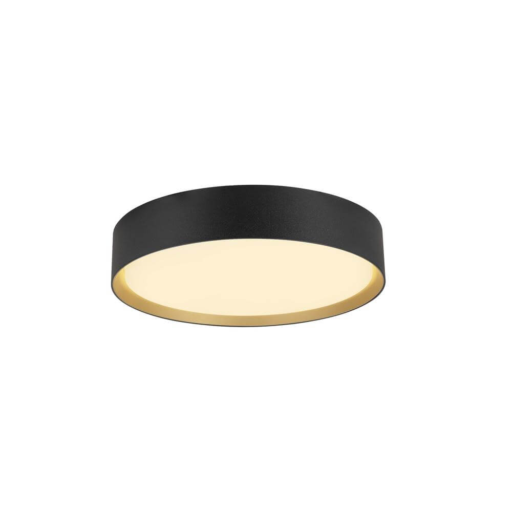 SLV PlafondlampDecona 30 zwart-goud Ø 30cm - 1008580
