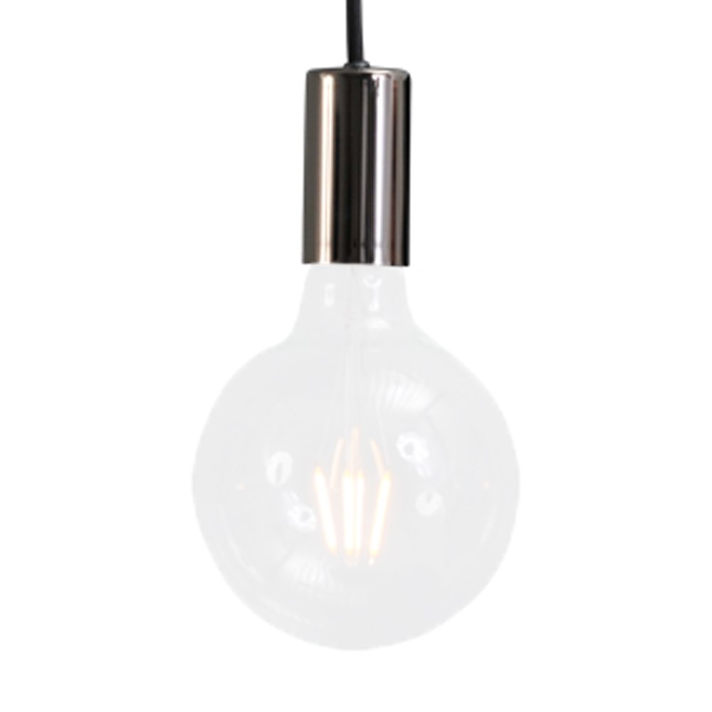 Masterlight Zwart-chrome pendellamp Concepto pendel - 2237-82