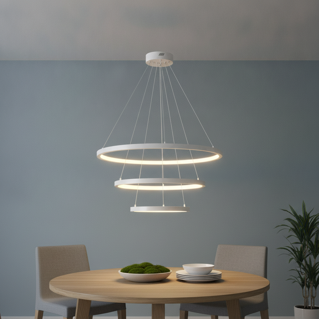 Lyora Witte hanglampEmpatia design triple - 9172868